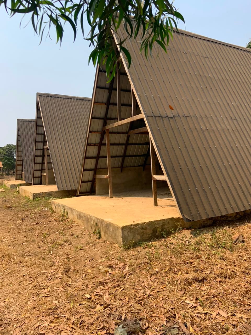Cabanes A-frame - alignement